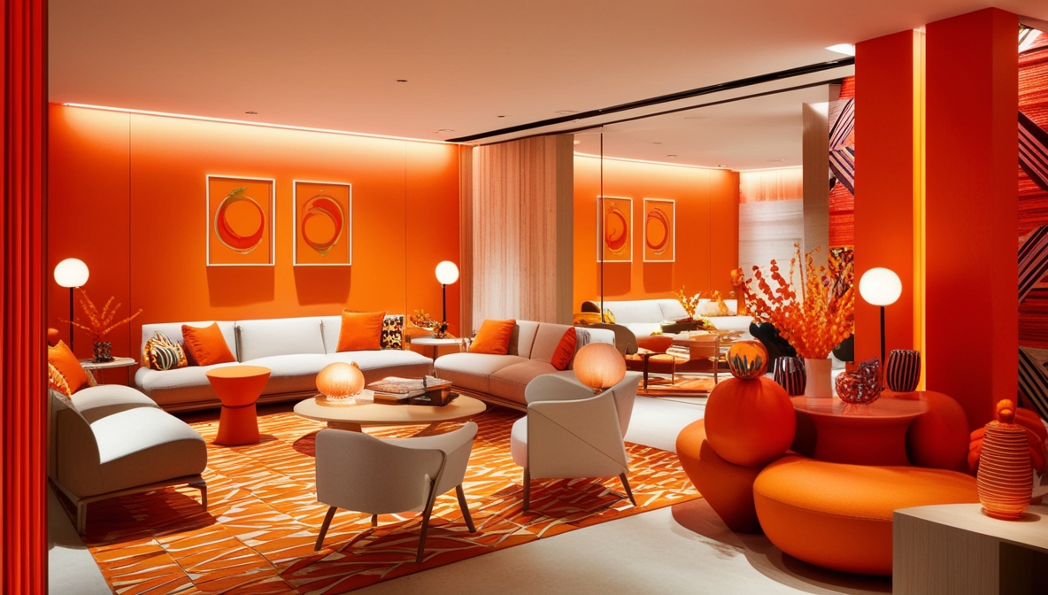What Does the Colour Orange Mean in Interiors?