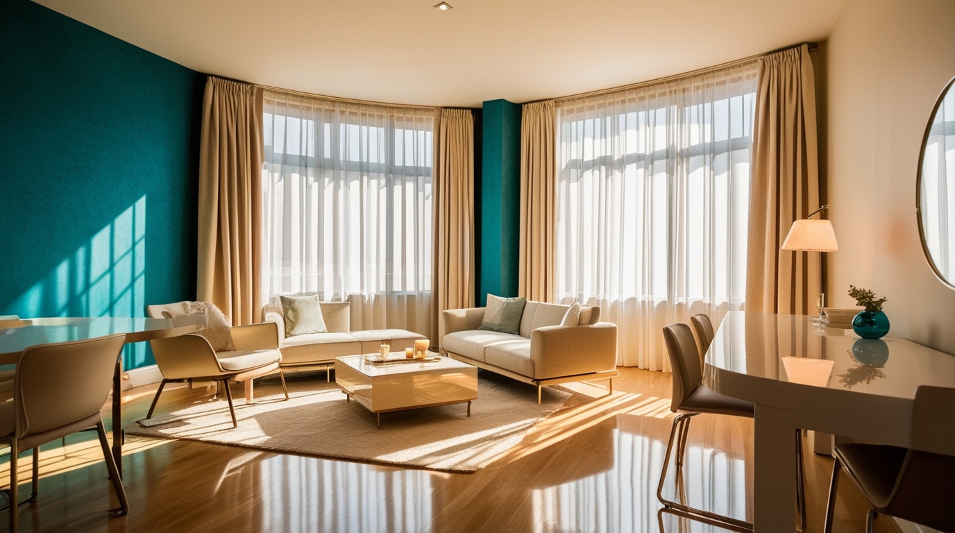Accent Walls That Reflect Light