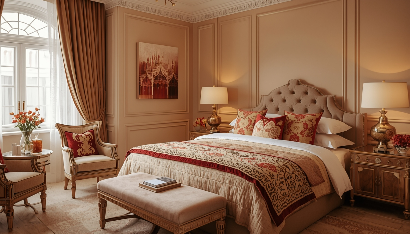 Soft golds and warm ivories
