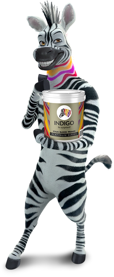 Indigo Paints Zebro Mascot Image 2