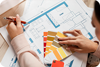 Architect with Indigo Fandeck