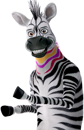 Indigo Paints Zebro Mascot Image