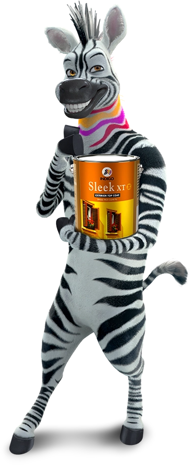 Indigo Paints Zebro Mascot Image 3