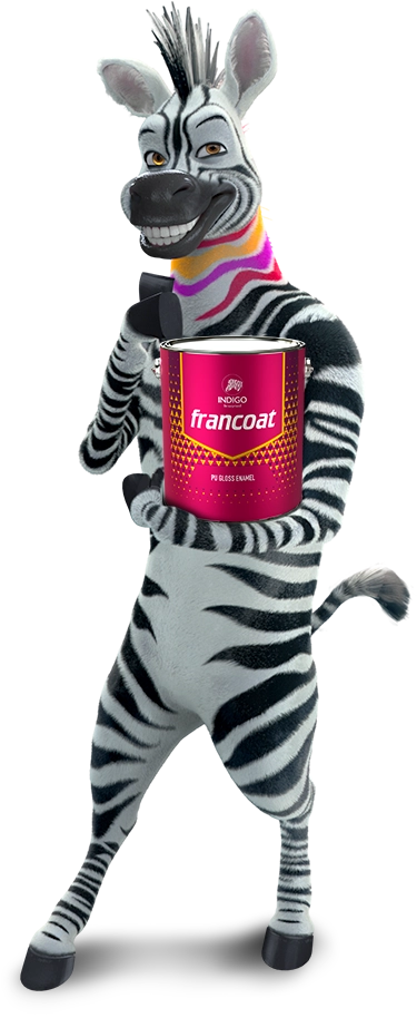 Indigo Paints Zebro Mascot Image 7