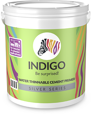 Indigo Water Thinnable Cement Primer Sliver Series