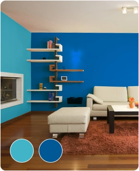 Indigo Living Room Trending Colours Image 9