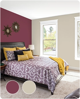Indigo Master Bedroom Trending Colours Image 1