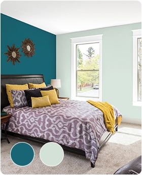 Indigo Master Bedroom Trending Colours Image 3