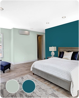 Indigo Master Bedroom Trending Colours Image 7
