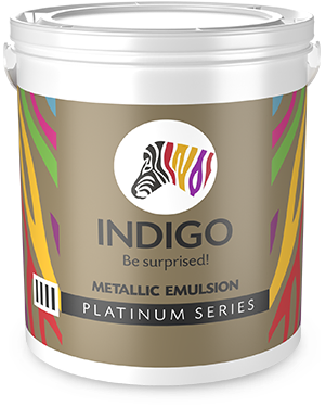 Indigo Metallic Finish Texture Paint
