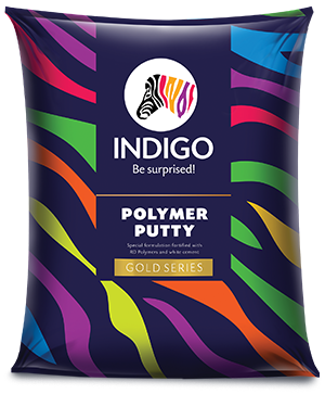 Indigo Polymer Putty Gold