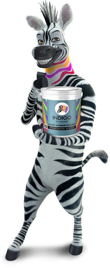 Indigo Paints Zebro Mascot Image 5
